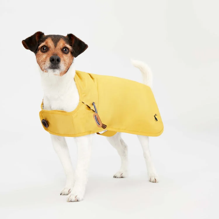 Joules Water Resistant Dog Coat - Mustard