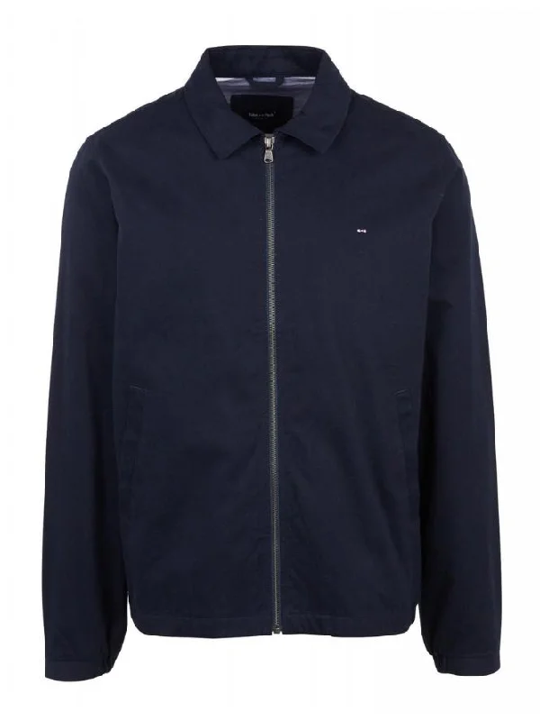 LIGHTWEIGHT NAVY ZIP JACKET