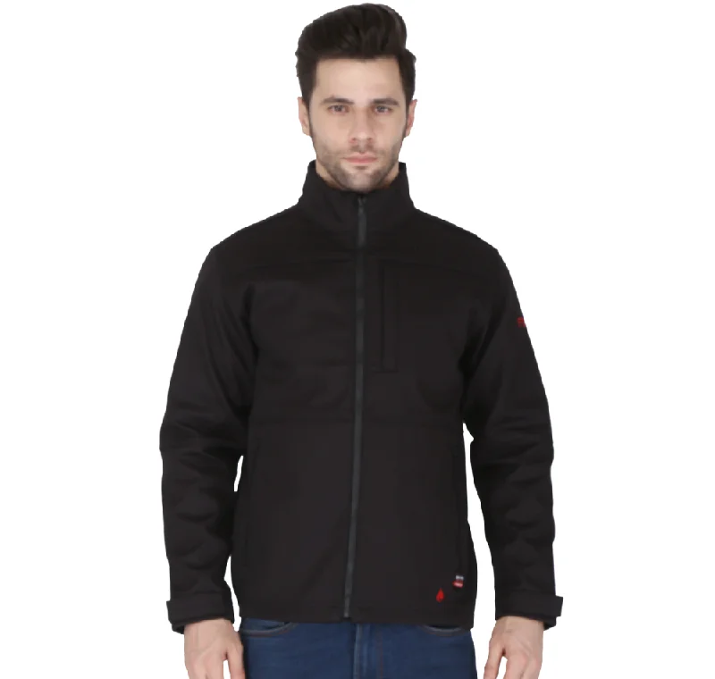 Forge FR Men's Black Ripstop Jacket MFRTJ01-0038