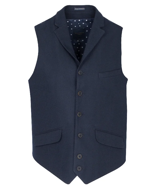 Guide London Navy Waistcoat