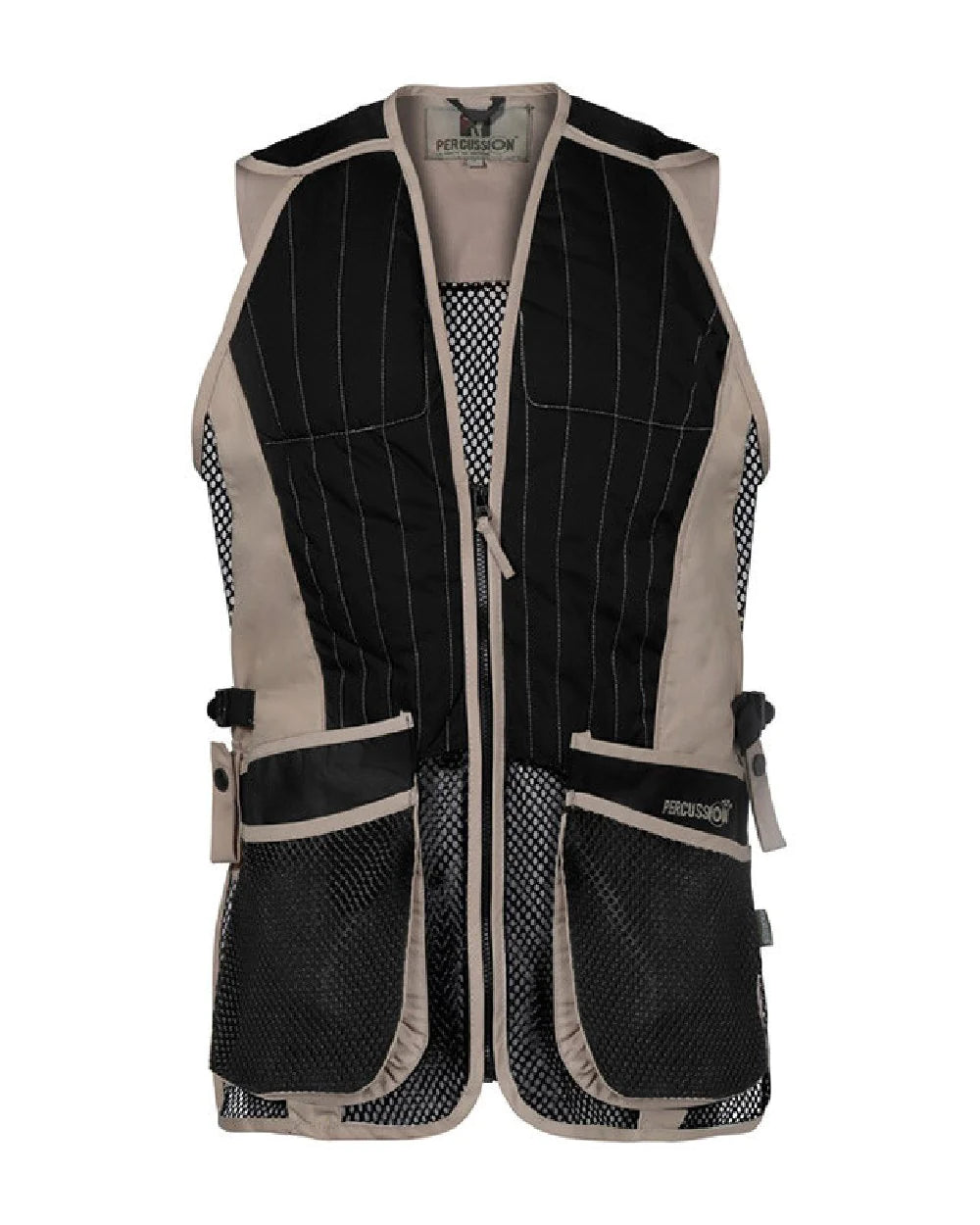 Percussion Skeet Vest - Beige & Black