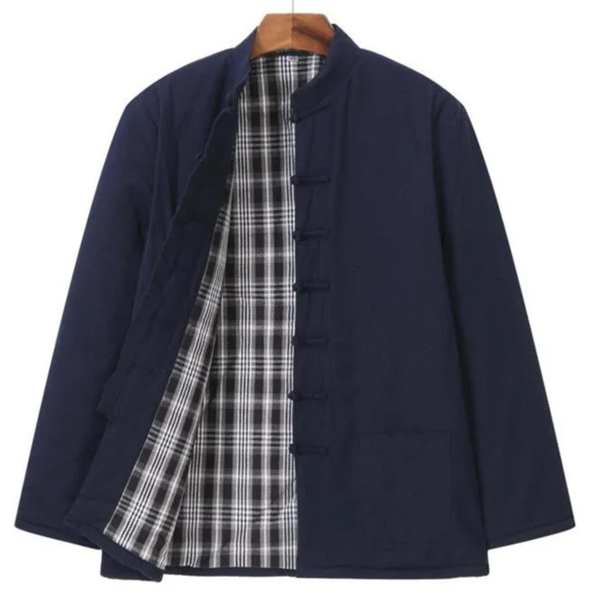 Signature Cotton Traditional Chinese Tunic Suit Wadded Coat