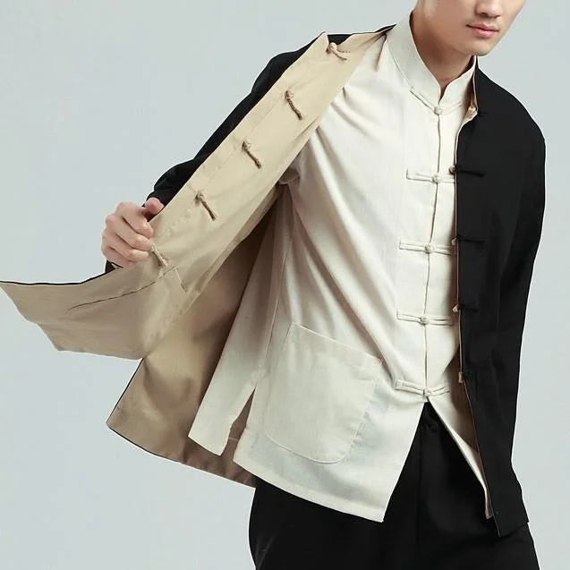 Traditional Linen Reversible Chinese Kung-fu Shirt