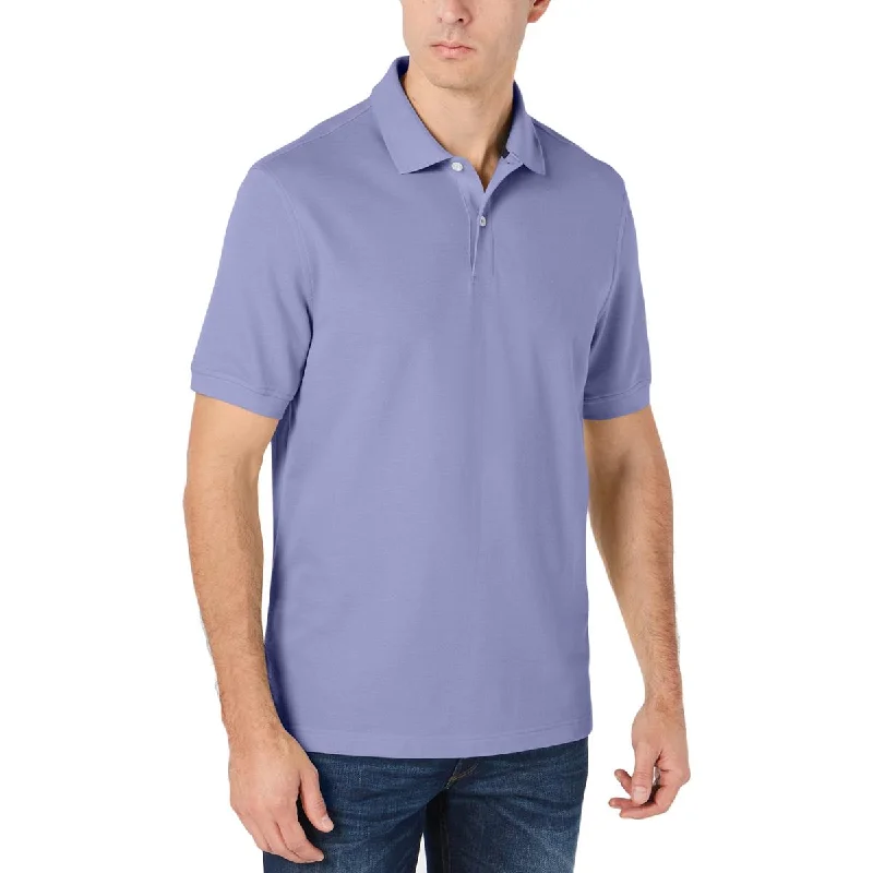 Club Room Mens Classic Fit Performance Polo Shirt