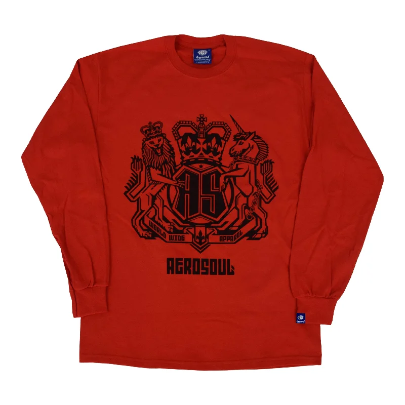 A.S. Loyal Male Vs Tadaomi Shibuya Long Sleeve Teeshirt (Red)