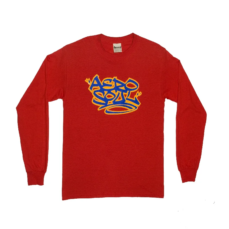 Aerotag Long Sleeve T-Shirt (Red)