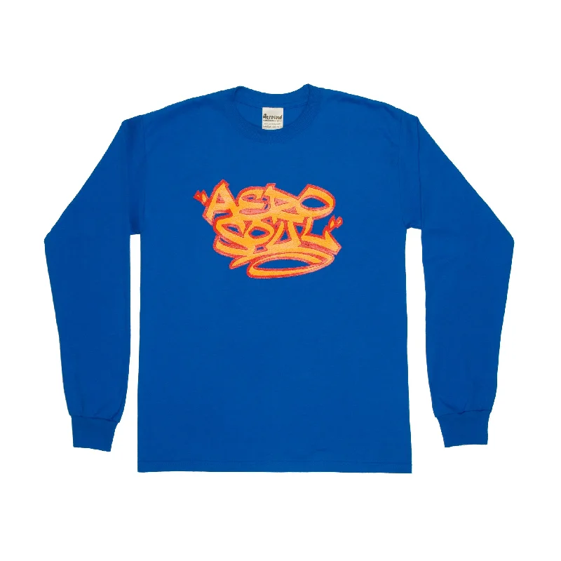 Aerotag Long Sleeve T-Shirt (Royal Blue)