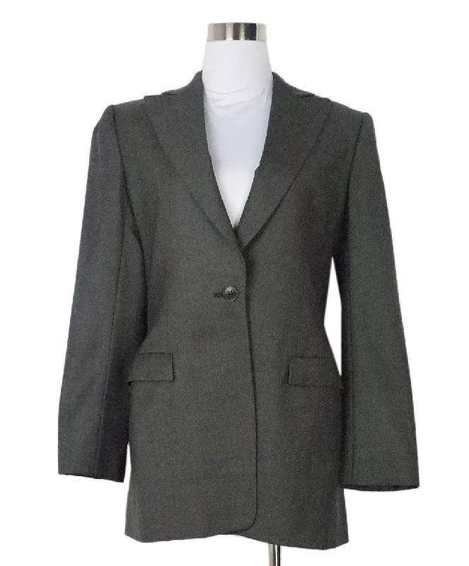 Armani Charcoal & Brown Jacket sz 4