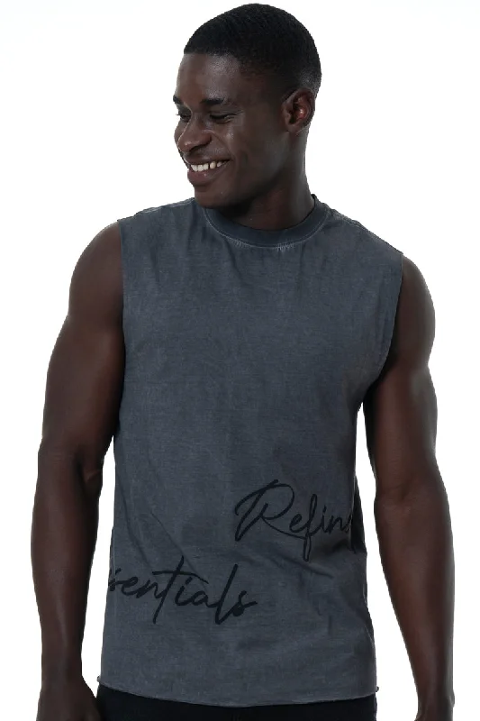 Dirty Dye T-Shirt _ 154583 _ Charcoal