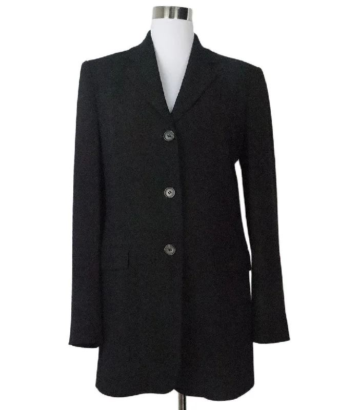 Michael Kors Black Wool Blazer sz 4