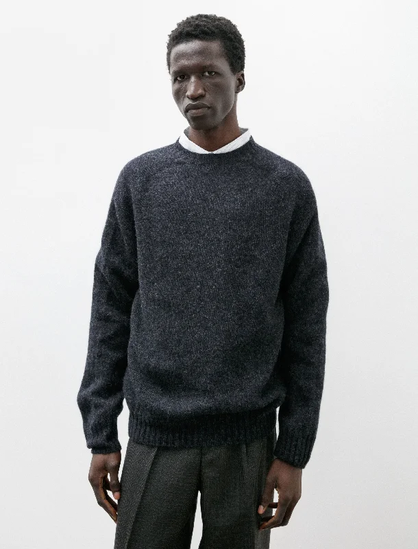 Neighbour Pure New Wool Sweater Charcoal