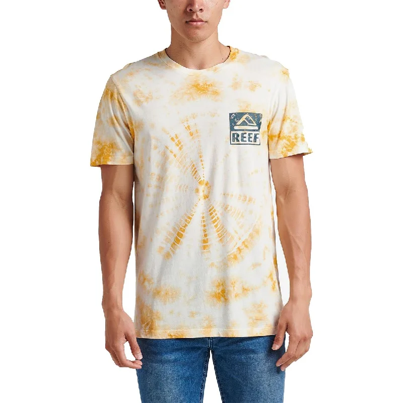 Reef Mens Wellie Cotton Logo T-Shirt
