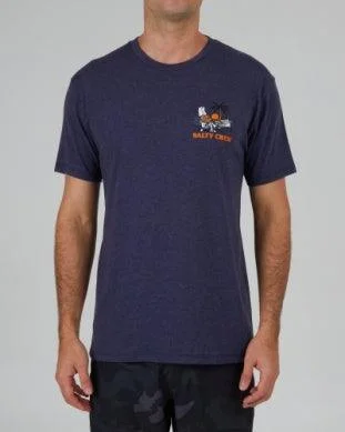 Siesta Premium S/S Tee - Navy Heather