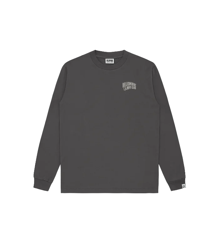 SMALL ARCH LOGO L/S T-SHIRT - SPACE GREY