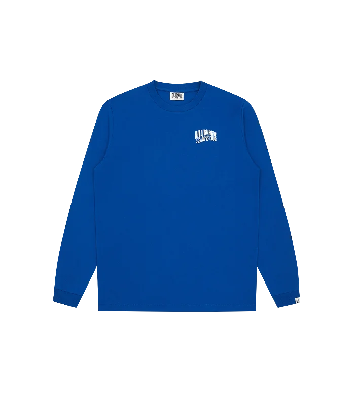 SMALL ARCH LOGO L/S T-SHIRT - ROYAL BLUE