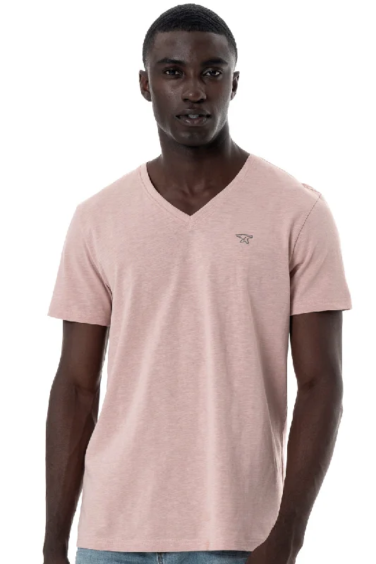 V-Neck T-Shirt _ 145358 _ Rose