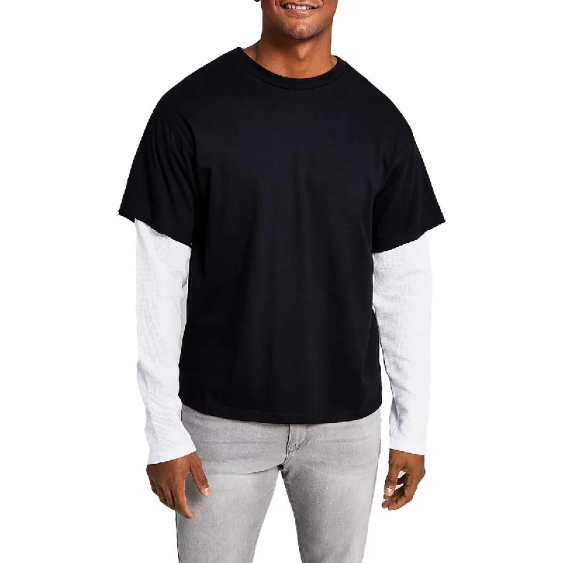 And Now This Mens Layered Oversized T-Shirt