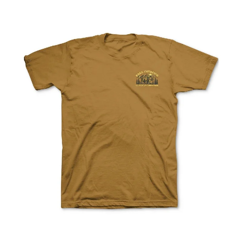 BASS OUTDOOR Mens Cotton Logo Graphic T-Shirt