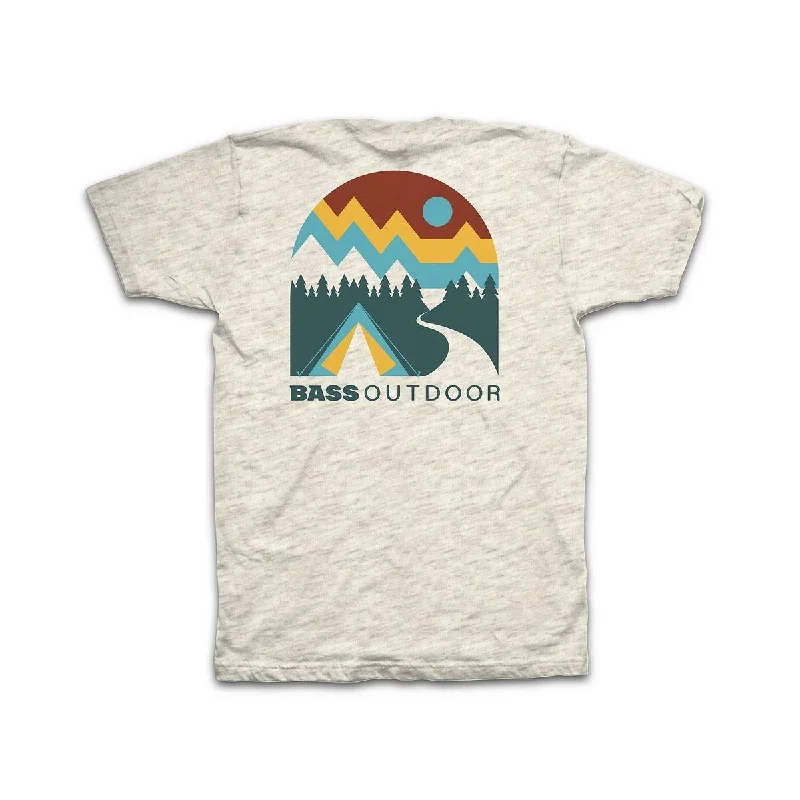 BASS OUTDOOR Mens Logo Crewneck Graphic T-Shirt
