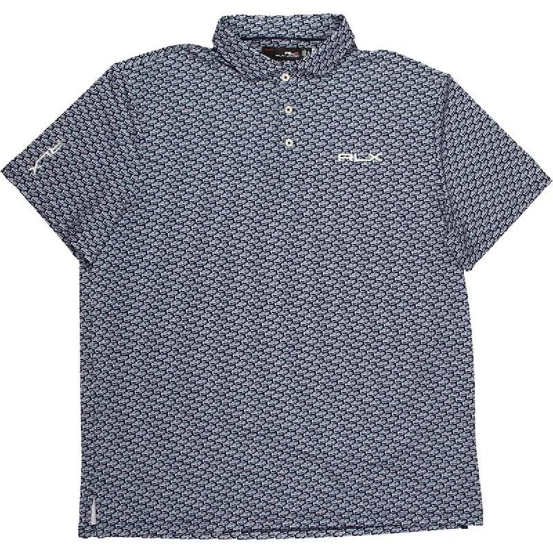 RLX Ralph Lauren Mens Printed Logo Polo