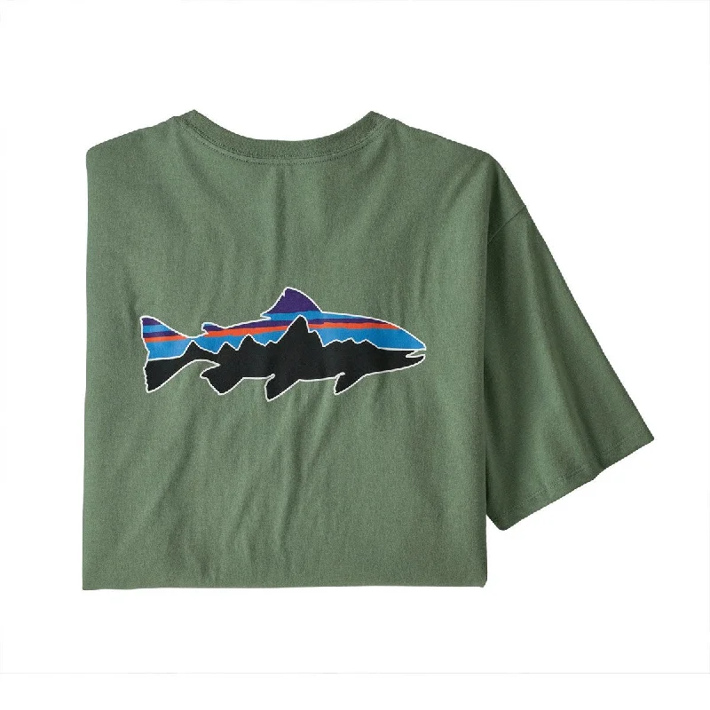 Men's Fitz Roy Fish Organic T-Shirt